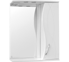 Зеркало-шкаф Style Line Амелия 65/С ЛС-00000013, 65 см, правое, подвесное, белое