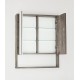 Зеркало-шкаф Style Line Экзотик 75 ЛС-00000398, 75 см, подвесное, древесина/белое