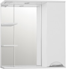 Зеркало-шкаф Style Line Жасмин 80/С ЛС-00000044, 80 см, правое, подвесное, белое