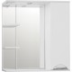 Зеркало-шкаф Style Line Жасмин 80/С ЛС-00000044, 80 см, правое, подвесное, белое