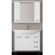 Зеркало-шкаф Style Line Венеция 90/С ЛС-00000264, 90 см, подвесное, белое