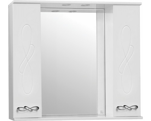 Зеркало-шкаф Style Line Венеция 90/С ЛС-00000264, 90 см, подвесное, белое