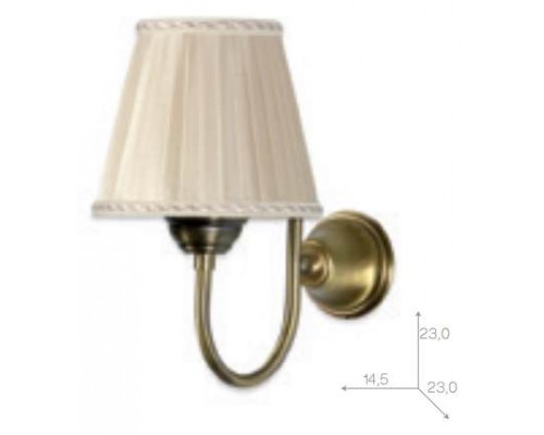 Настенная лампа светильника Tiffany World Harmony TWHA029oro без абажура, золото