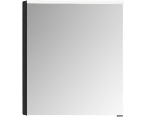 Зеркальный шкаф Vitra Premium 60 см, левый, цвет черный текстурный, 57069