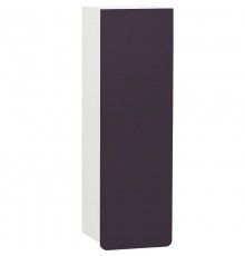 Шкаф-пенал Vitra D-Light 36 см, подвесной, корпус белый, фасад фиолетовый, левосторонний, 58159