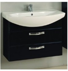 Тумба Акватон АРИЯ 80 М, 1A140801AA950, черный глянец