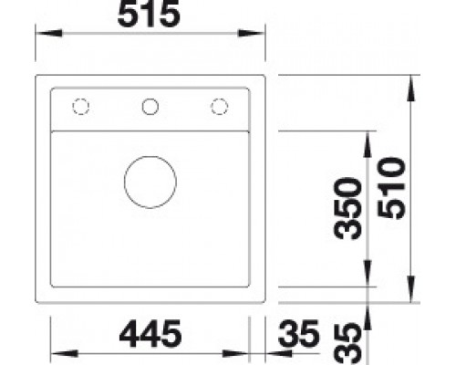 Кухонная мойка Blanco Dalago 5 518528, серый беж