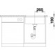 Мойка Blanco Subline 500-U, антрацит SILGRANIT с клапаном-автоматом (523432)