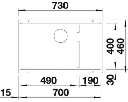 Мойка для кухни Blanco Subline 700-U Level 523545, серый беж