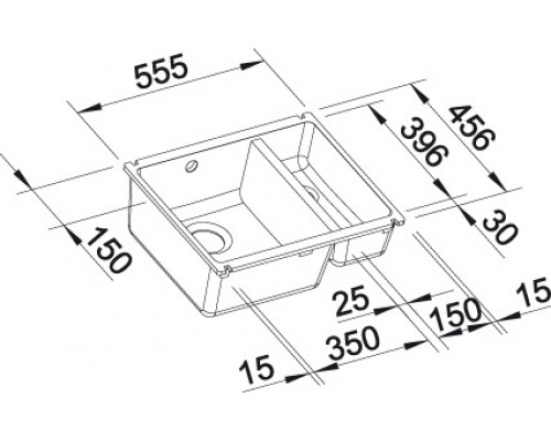 Мойка Blanco Subline 350/150-U 523742, магнолия