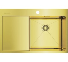Мойка кухонная Omoikiri Akisame 78-LG-R 4973086 светлое золото