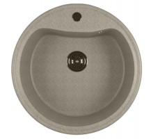 Кухонная мойка Mixline ML-GM09 (310), врезная сверху, цвет - серый, 49 х 49 х 18.5 см