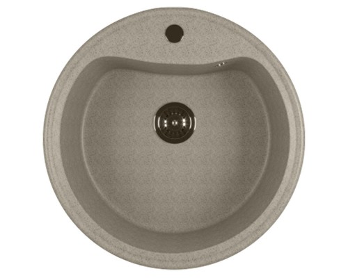 Кухонная мойка Mixline ML-GM09 (310), врезная сверху, цвет - серый, 49 х 49 х 18.5 см