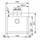 Мойка Franke MARIS MRG 610-58, 114.0060.679, гранит, установка сверху, цвет сахара, 58,5*52 см