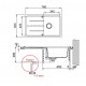 Мойка Franke BASIS BFG 611, 114.0259.923, гранит, установка сверху, оборачиваемая, цвет бежевый, 78*50 см