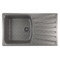 Кухонная мойка Mixline ML-GM20 (309), врезная сверху, цвет - темно-серый, 85 х 49.5 х 19 см