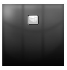 Душевой поддон Riho Basel 412 90 x 90 см D005017065 акриловый, квадратный, цвет черный глянцевый