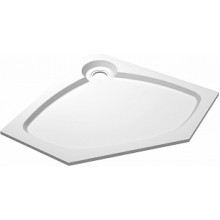 Поддон душевой Cezares Tray TRAY-S-P-100-56-W, 100 х 100 см, белый, из искусственного камня