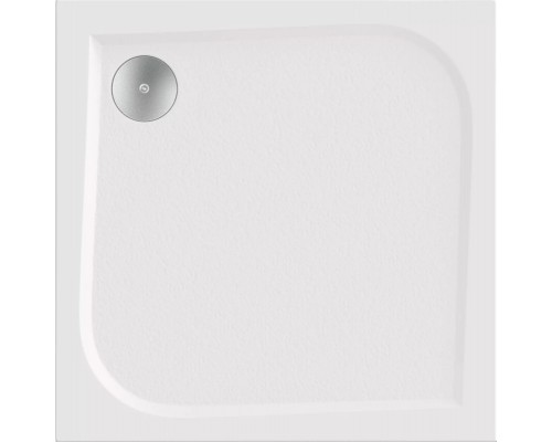Душевой поддон Bas Квадро, 90 x 90 см, литьевой мрамор, квадратный, белый, ЛП00008