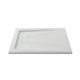 Душевой поддон Bas Атриум, 110 x 70 см, литьевой мрамор, прямоугольный, белый, ЛП00014