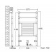 Полотенцесушитель Sbordoni SBSPAV4/GR/1OL 50 x 118.5 см, цвет глянцевая латунь