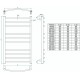 Полотенцесушитель электрический Grota EcoCalma 53 x 60 см, ширина 53 см, высота 60 см, матовый