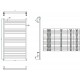 Полотенцесушитель электрический Grota Classic 53 x 60 см, ширина 53 см, высота 60 см, крашеный белый