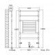 Полотенцесушитель Sbordoni SBSPAV5/GR/2OL 60 x 136 см, цвет глянцевая латунь