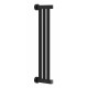 Полотенцесушитель электрический Сунержа Хорда 4.0 600 x 16.6, ширина 16.6 см, высота 60 см, черный матовый, 31-0834-0600