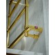 Полотенцесушитель электрический Margaroli Sole 542 BOX 5424704GONB, высота 65.6 см, ширина 57 см, золото