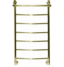 Полотенцесушитель водяной Ника Arc ЛД ВП 7-Br, высота 103 см, ширина 46 см, с полочкой, цвет бронза