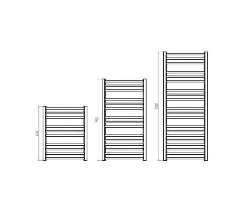 Полотенцесушитель электрический Grota Calma 63 x 120 см, ширина 63 см, высота 120 см, полированный
