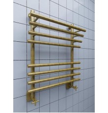 Полотенцесушитель водяной Ника Bamboo ЛБ3 8-Br, 80 x 60 см цвет бронза