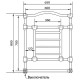 Полотенцесушитель Migliore Edward ML.EDW-EL.500.CR 60 x 80 см - хром, провод слева