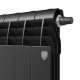 Радиатор биметаллический Royal Thermo BiLiner 350 VDR Noir Sable 8 секций, нижнее правое подключение, НС-1309715