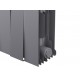 Радиатор биметаллический Royal Thermo Piano Forte 200 Silver Satin 16 секций, боковое подключение, серебристый, НС-1346025