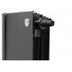Радиатор биметаллический Royal Thermo Piano Forte 300 VDR Noir Sable 8 секций, нижнее правое подключение, черный, НС-1346072