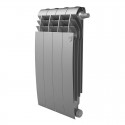 Радиатор биметаллический Royal Thermo BiLiner 500 VDR Silver Satin, 4 секции, нижнее правое подключение, НС-1309748