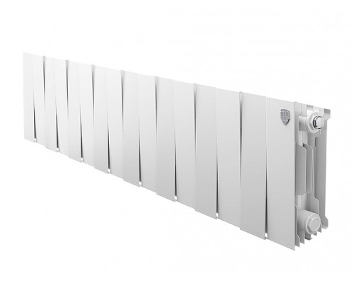 Радиатор биметаллический Royal Thermo Piano Forte 200 bianco traffico 16 секций, боковое подключение, белый, НС-1345155