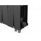 Радиатор биметаллический Royal Thermo Piano Forte 200 VDR Noir Sable 18 секций, нижнее правое подключение, черный, НС-1346010