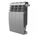 Радиатор биметаллический Royal Thermo BiLiner 350 VDR Silver Satin 4 секции, нижнее правое подключение, НС-1309718