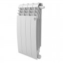 Радиатор биметаллический Royal Thermo BiLiner 500 VDR Bianco Traffico 4 секции, нижнее правое подключение, НС-1309728