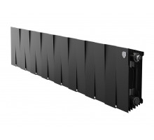 Радиатор биметаллический Royal Thermo Piano Forte 200 Noir Sable 16 секций, боковое подключение, черный, НС-1346007