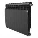 Радиатор биметаллический Royal Thermo BiLiner 500 VDR 10 секций, noir sable, нижнее правое подключение, НС-1309736