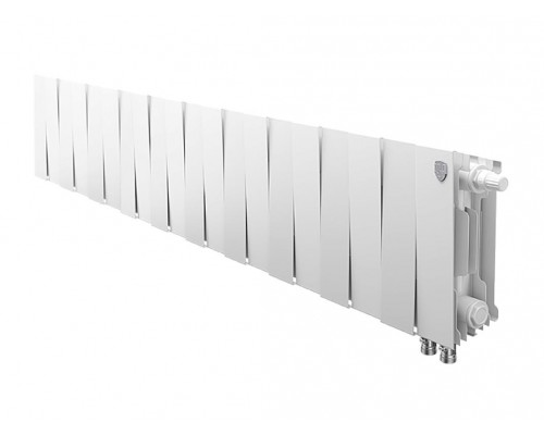 Радиатор биметаллический Royal Thermo Piano Forte 200 VDR bianco traffico 20 секций, нижнее правое подключение, белый, НС-1345997