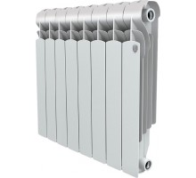 Радиатор алюминиевый Royal Thermo Indigo 500 8 секций, боковое подключение, НС-1054827