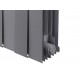 Радиатор биметаллический Royal Thermo Piano Forte 300 Silver Satin 10 секций, боковое подключение, серебристый, НС-1346073