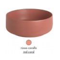 Раковина ArtCeram Cognac COL002 14 00, накладная, цвет rosso corallo (красный коралл), 48 х 48 х 12,5 см