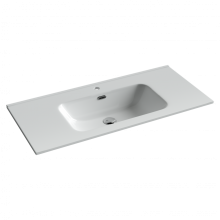 Раковина Ceramica Nova Element CN7003 101 x 46.5 x 12.5 см, накладная, прямоугольная, с переливом