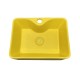 Детская раковина Comforty 7291Y 40 см, с донным клапаном, жёлтый, 00-00006452